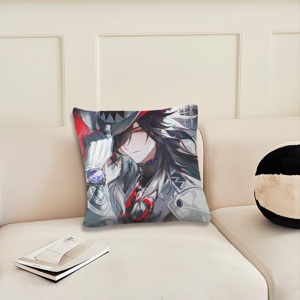 Game Honkai Star Rail Ashveil Cushion Cover Pillow Cover Decoration Room Home Sofa Living Office Car Nordic Simplicity