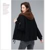 Women's Plus Size Fleece-Lined Jacket - 2024 Autumn/Winter Trend, Thick, Warm, and Stylish for Mature Fashion.