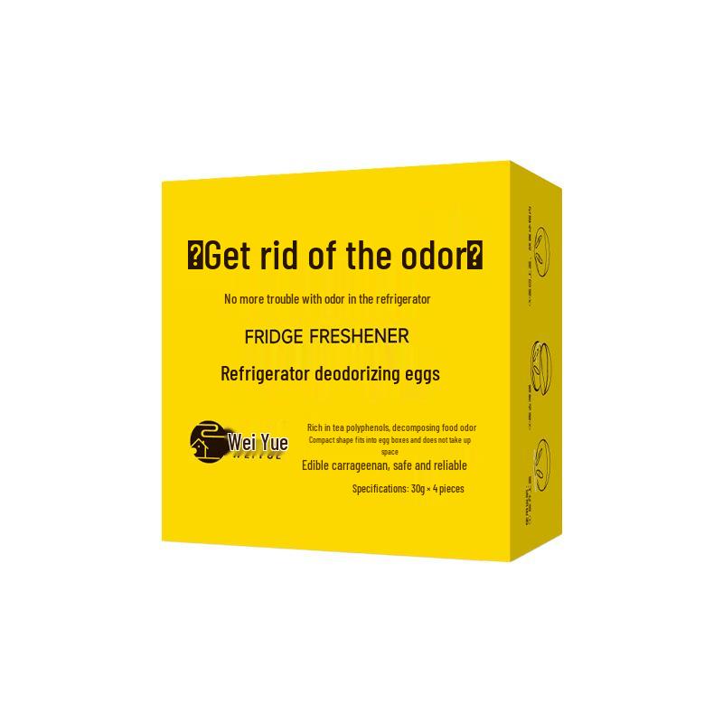 Activated Carbon Refrigerator Deodorizer - Strong Odor Removal, Safe Deodorizing Box for Freezer