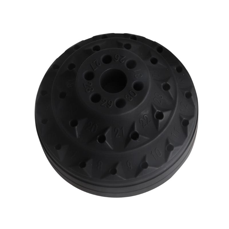 Plastic Rotating Tool Box Rotary Bur Holder for Tool Organization and Easy Cleaning Screwdriver Rotating Storage Box