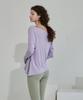 Debiweeo Soft Boat Neck Slit Cover-Up Devi-T0079-Lavender