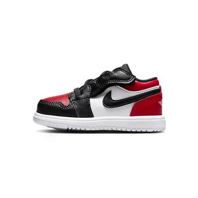 Air 1 Low ALT TD Bred Toe Baby Sneakers Gym-Red White Black CI3436-612