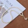 2024 Elegant Pearl Butterfly Clavicle Necklace - Light Luxury Women's Jewelry Design
