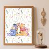 Diamond Painting Kit Unframed, Winnie The Pooh Friends, Classic Style Home Decor Craft, Perfect Gift Idea