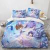 Anime Cardcaptor Sakura Bedding Set,Duvet Cover Comforter Bed Set Quilt Cover Pillowcase,King Queen Twin Size Boys Girls Adults