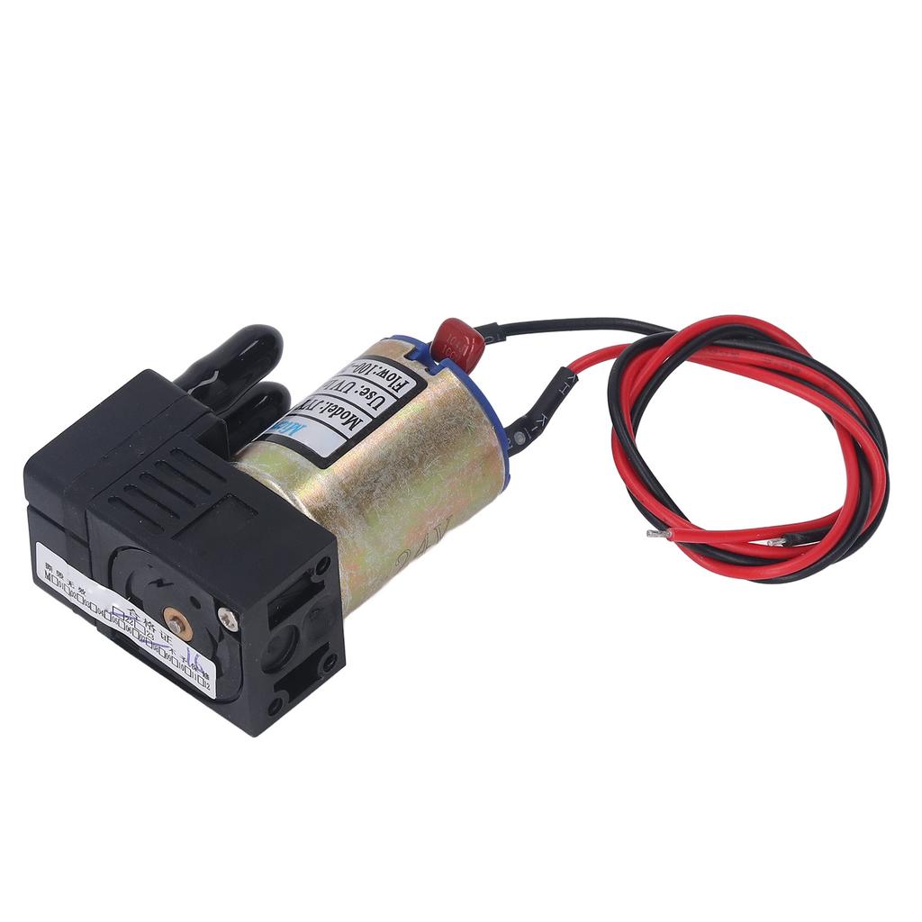 UV-Tintenpumpe 3W Schnelle Wärmeableitung Kunststoff Kleine Drucker-Tintenpumpe Ersatz für Crystaljet DC24V