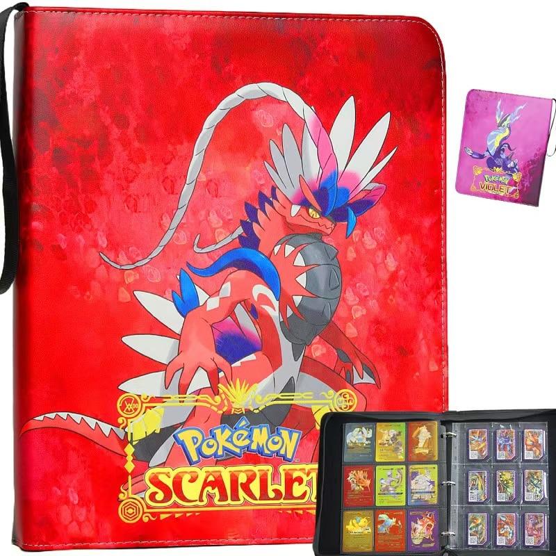 Card Album 4 Compartments 50 Pages 400 Slots PU Material Card Holder