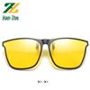 Polarized Flip-up Clip-on Sunglasses for Myopia, Night Vision & Driving - Unisex