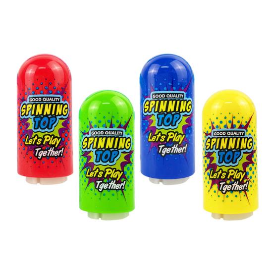 1Pc/1 Set Spinning Top Toy with Launcher Pocket-sized Multi-layer Rotating Gyro Flying Toy Interactive Classic Toys Stacking Spinning Top Toy