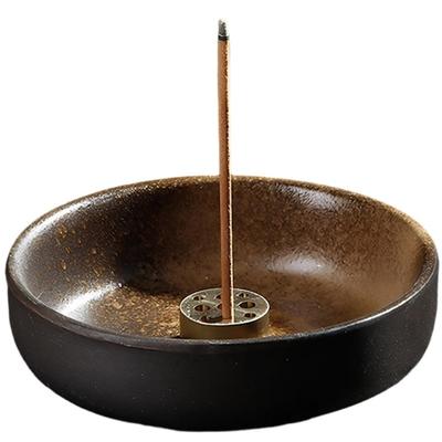 Ceramic Incense Stick Burner Holder Burning Joss Nag Champa Stick Ash Catcher