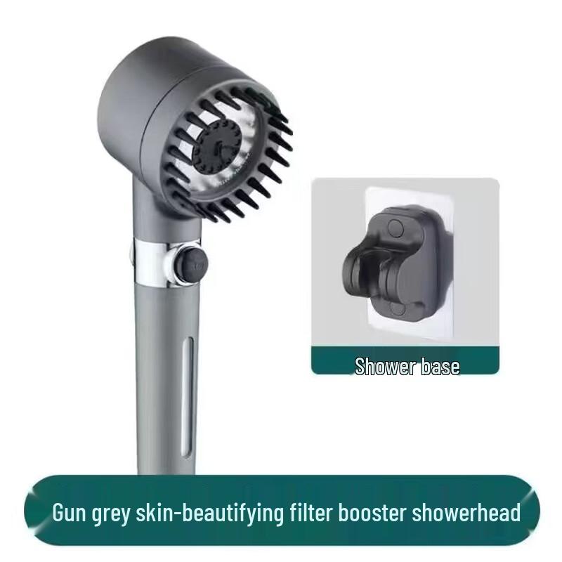 TLXT Pressurized Handheld Shower Head with Filter