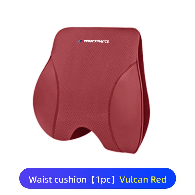 LXEQ4 New 2025 Car Lumbar Support Headrest Waist Neck Pillow Auto Seatrest Cushion For BMW M Power Sport M1 M3 M4 M5 M6 E90 E39 F30 F1