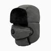 Women's Winter Velvet Balaclava Hat - Windproof Ear Protection for Cycling