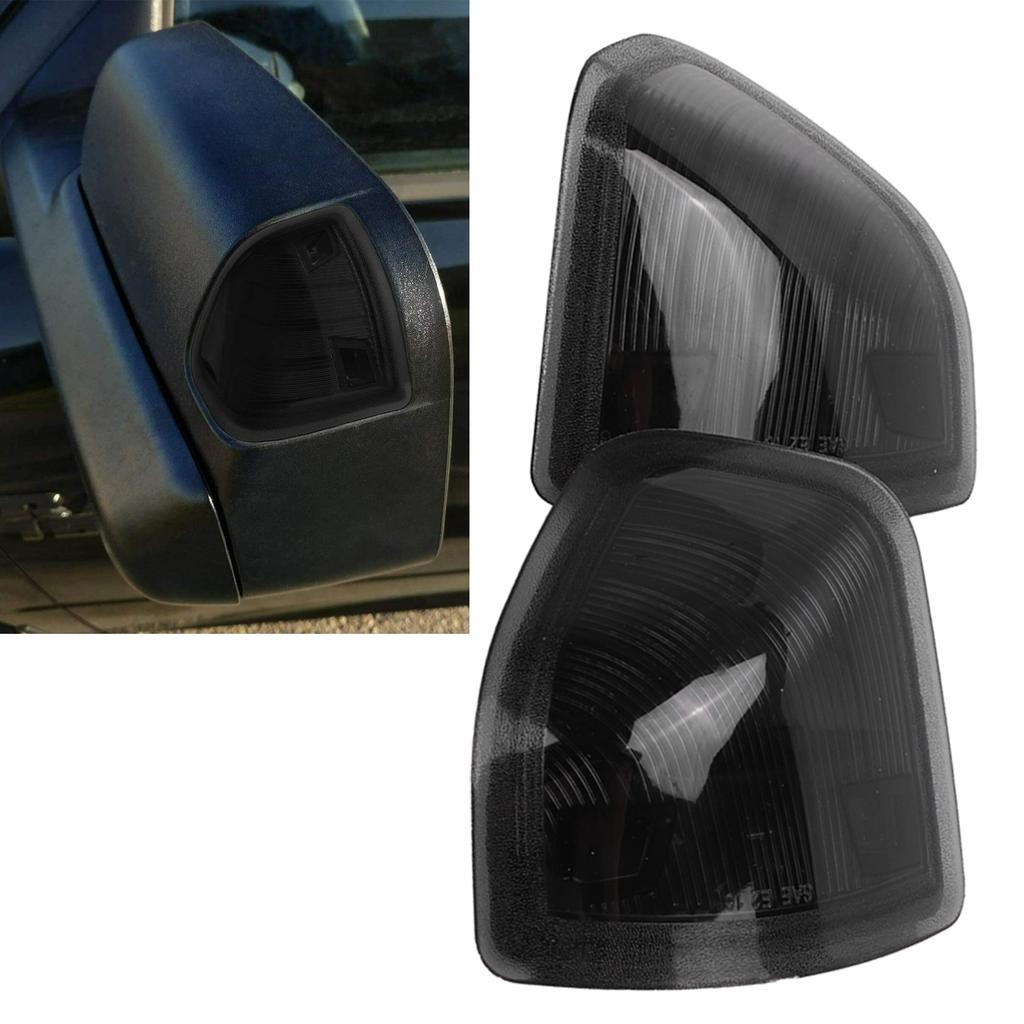 2pcs Side Mirror LED Turn Signal Light Left Right 68302828AA 68302829AA Replacement for     1500 Truck 2011‑17