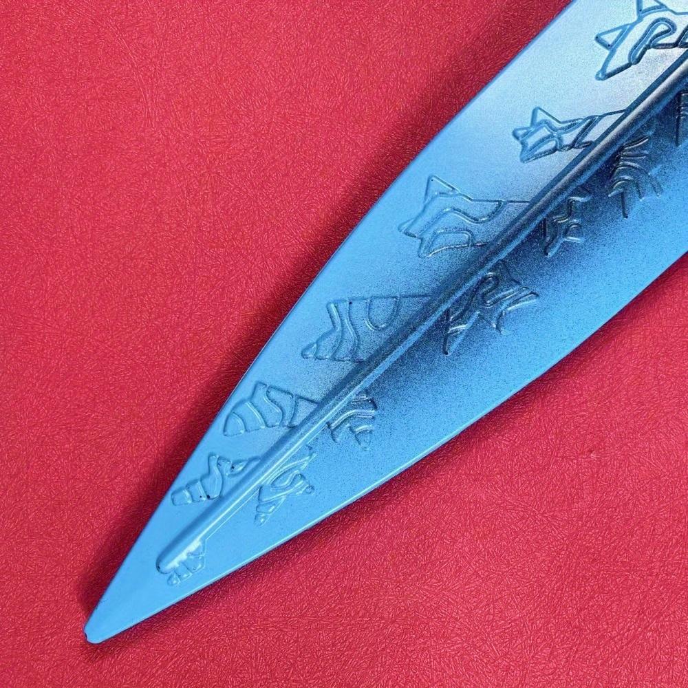 46inch PU Large Elden Katana Moon Blue Plastic Sword Anime Cosplay Prop Ninja Knife Real Size Japanese Katana Samurai Sabre Gift