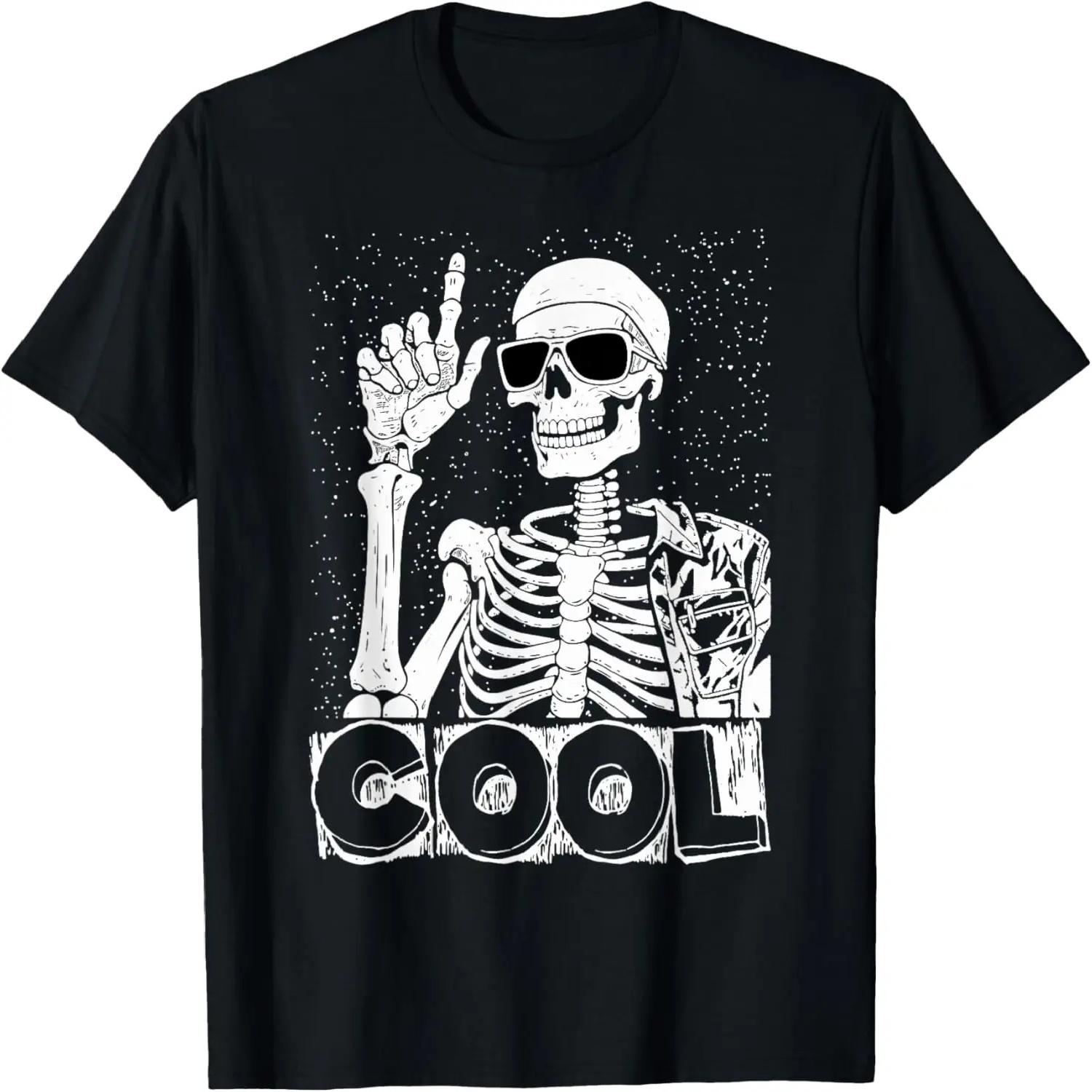 Skeleton Rock Hand Halloween Costume Cool Rock Music Rocker T-Shirt XXXXL