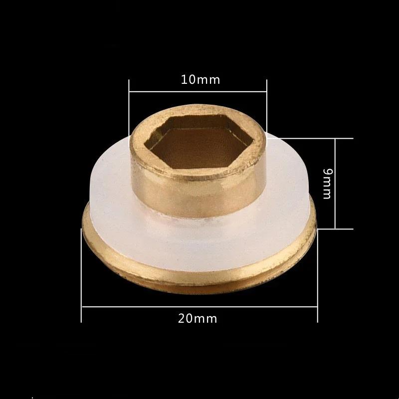 

Faucet Quick Seal Washer Universal Interface of G 1/2 Inch Silicone Gasket Brass Faucet Seal Washer Watertight Bath Accessories