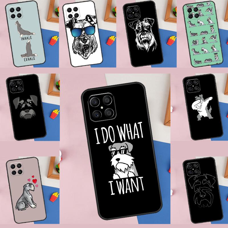 Cartoon Schnauzer Hund Hülle Für Honor X9b X9c X8b X9a X8a X8 X9 50 70 90 Lite Honor 200 Pro Magic 7 5 6 Lite Abdeckung