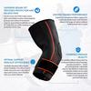 Elbow Compression Sleeve Support Brace for Arthritis Pain Relief Stretch Arm Warmers Guard Pads for Men Women