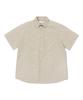 EPISODE UNTITLED Match Check Pocket Half Sleeves Shirts_Beige