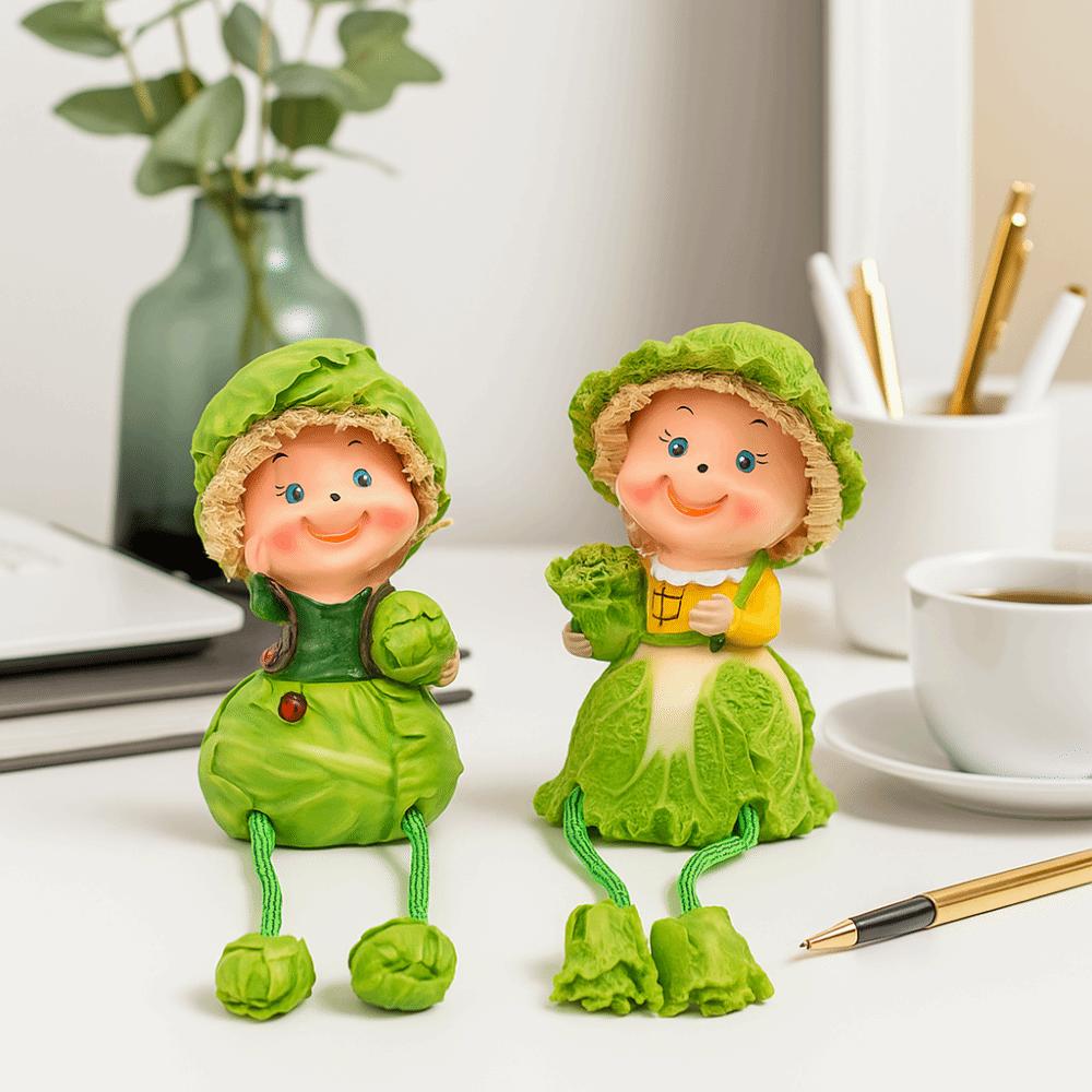 Lustige Gemüsefiguren Dekorative Gartendekoration Figuren Obstpuppenfiguren Küchen Dekoration