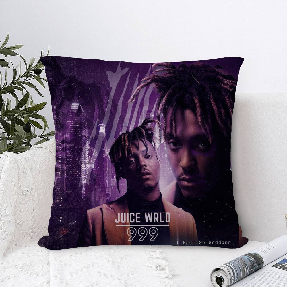 Hip-Hop J-Juice W-Wrld Rapper Kissenbezug Toon Geschenk Kissenbezug Schlafzimmer Haus Sofa Stuhl Sitz Dekor Kissenbezug