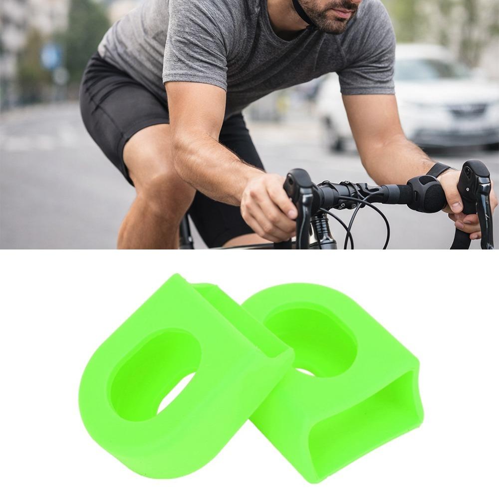 10PCS Silicone Cycling Crank Boot Protectors Multicolor Crank Arm Cover  Bike Accessory