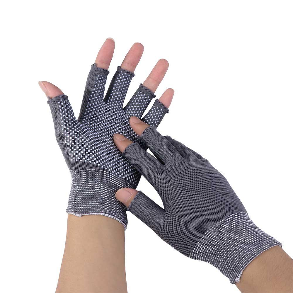 Summer Nylon Breathable Ice Cool Anti-Slip Sport Cycling Gloves Fishing Accessories Fishing Gloves