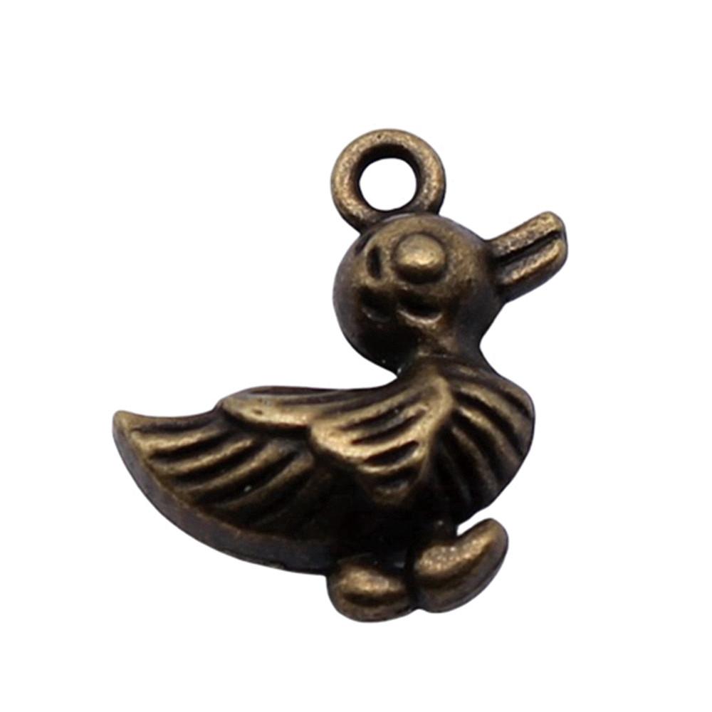 Charms Chicken Duck Goose Pendants Vintage Jewelry Supplies QC027