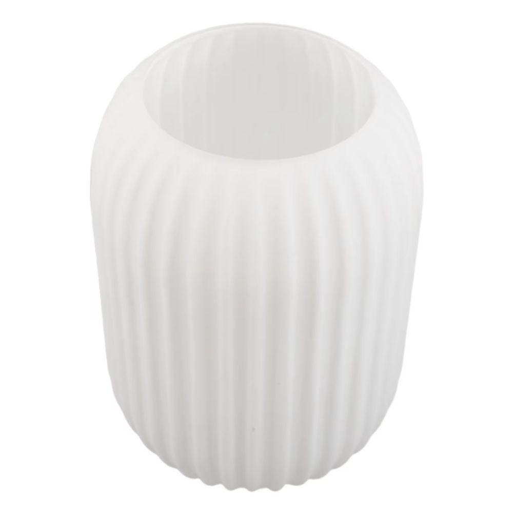 Striped Glass Lamp Shade  Lantern Shaped Decorative Cover Vertical Striped  Light Fixture