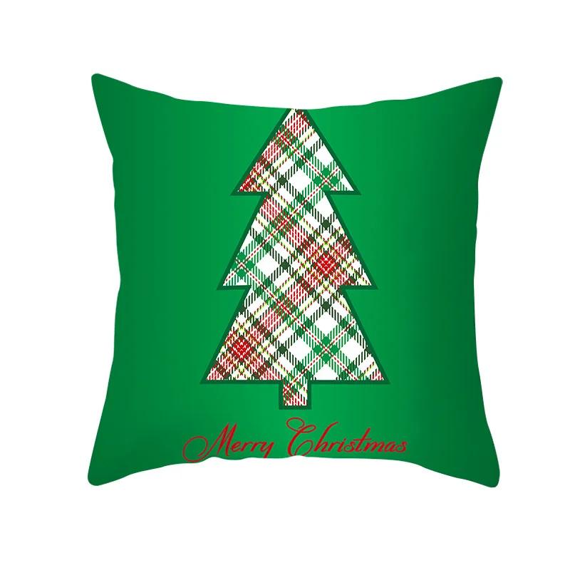 Christmas Throw Pillow Covers Merry Christmas Winter Snowflake Decorative Holiday Cushion Pillow Cases For Farmhouse