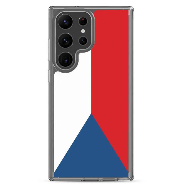Coque Téléphone - Samsung - Galaxy S23 - Drapeau Tchéquie - Souple - Flerfarget