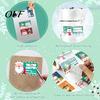 Handwritten Gift Tags Christmas Sticker Labels for Holiday Wrapping, Self-Adhesive with Blank Customizable Writing Area Present Decoration,