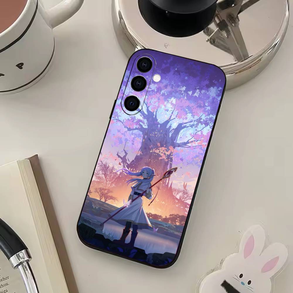 Frieren Anime Beyond Journeys End Phone Case Silicone Soft For Samsung Galaxy A73,A72,A71,A70,A53,A52,A51