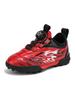 2024 Children's Fashion Knob Lightweight Student and Youth Football Shoes, Leather Bright Sports Shoes 31-40