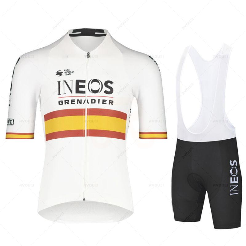 

2026 Limited Edition: Filippo Ganna Hour Record Bioracer Icon Cycling Jersey Set Summer Bicycle Suit Clothes Ineos Maillot Ciclismo S