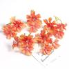 Orange Series Silk Artificial Flowers for DIY Headdress, Clothing Accessories, and Decorative Straw Hat Embellishments.