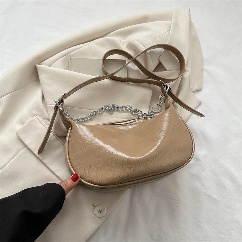 Stylish Pu Dumpling Shoulder Bag For Women In Trendy Fall Colors Ideal For Casual Commuting