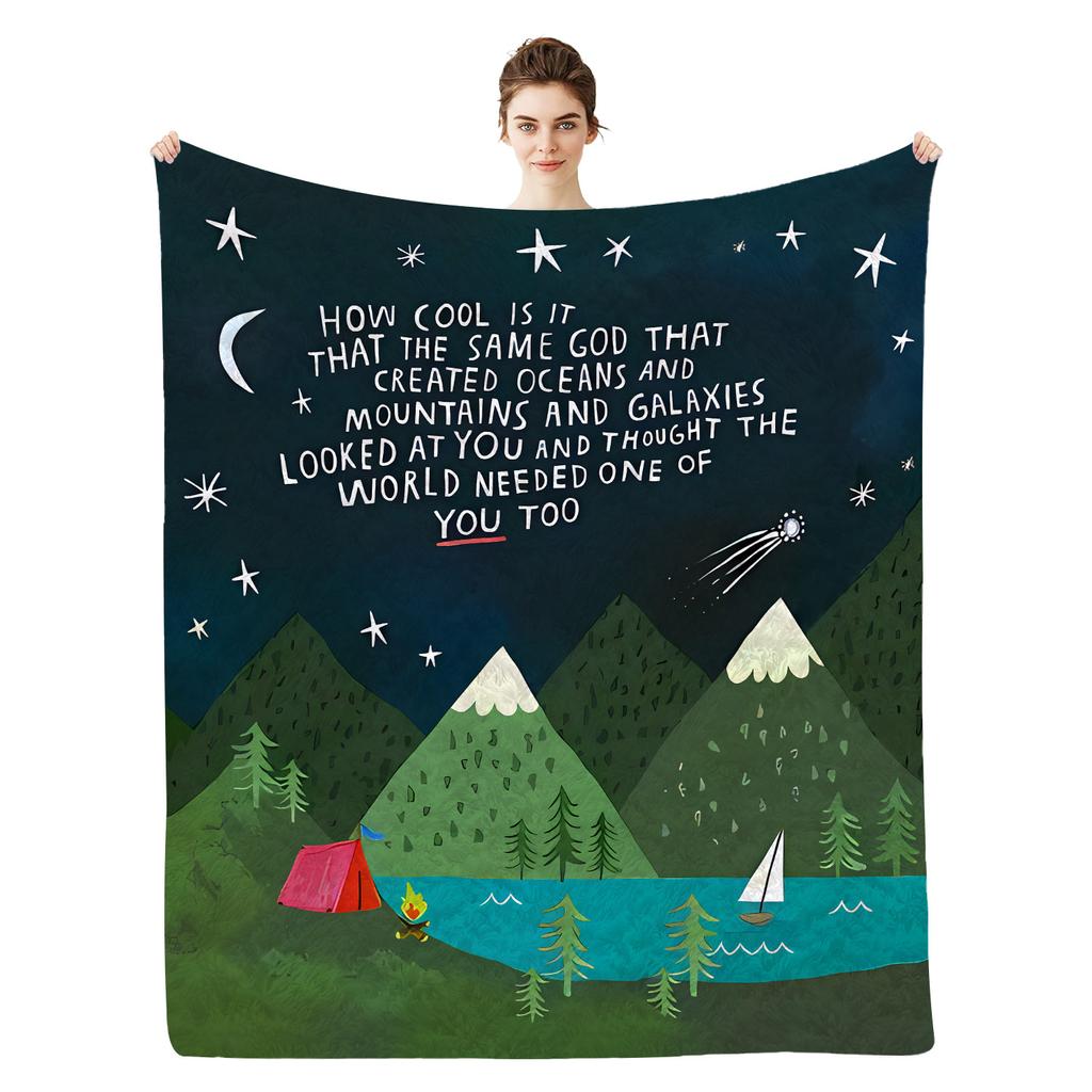 Hot Air Balloon Blanket Flannel Blanket Nap Blanket Blanket