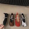 Fashion New Style Footwear Leopard Print Women Mary Janes Shoes Female Designer Shallow Fashion Buckle Strap Ladies Flat with Shoes
