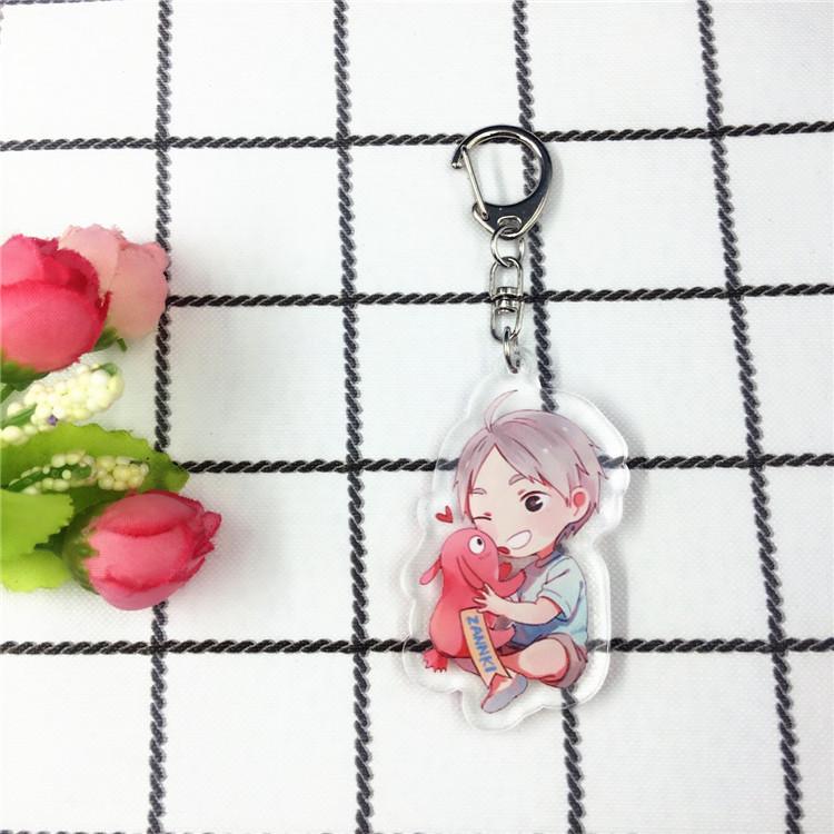 Haikyuu!! Double-Sided Keychain Pendant: Hinata, Kageyama, Kenma