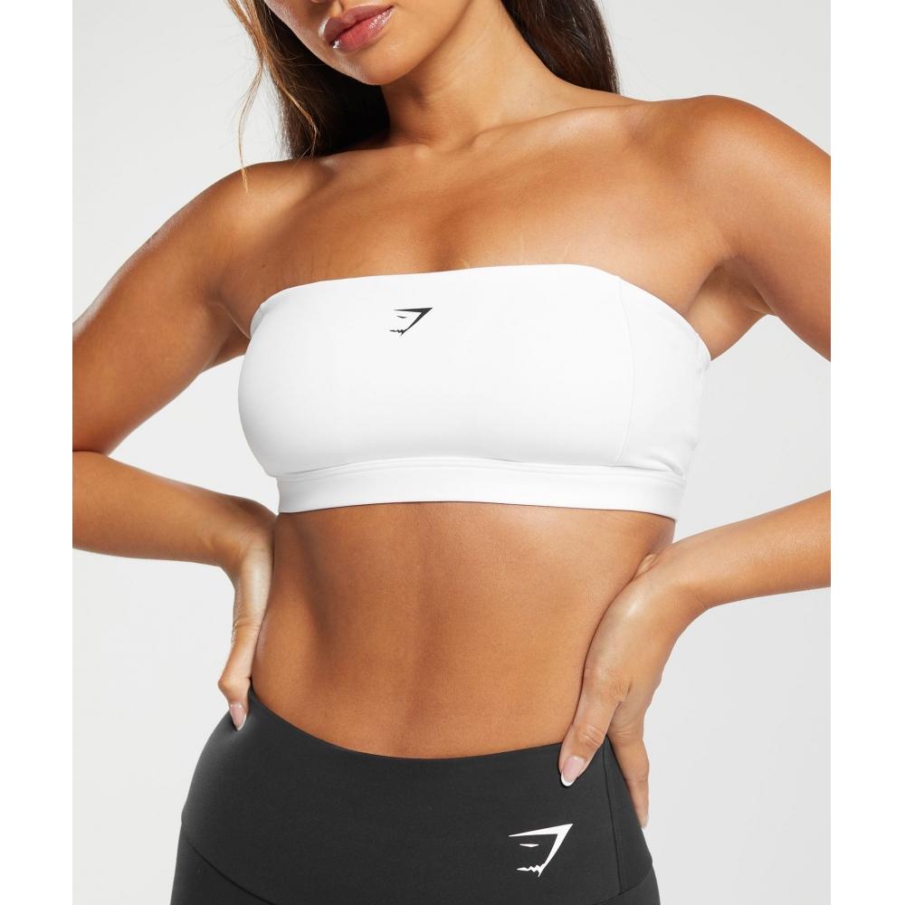 

Бюстгальтер-бандо GYMSHARK Multi Way Strap Белый B1B8J WB57