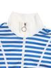 Autumn 2025 Women's Striped College-Style Loose Zipper Hoodie