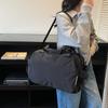 Compact Travel Duffel Bag with Adjustable Shoulder Strap Multiple Pockets Lightweight Weekender Bag