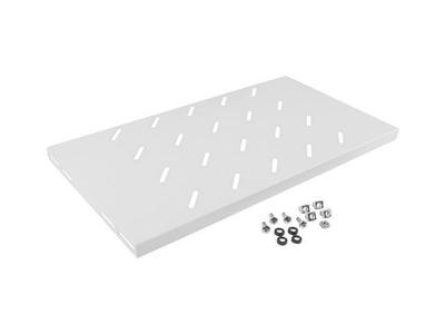 Shelf for 19" Cabinets 450mm Grey Lanberg (1U/486x270mm Load Capacity Up To 120kg, 4-point Mounting)