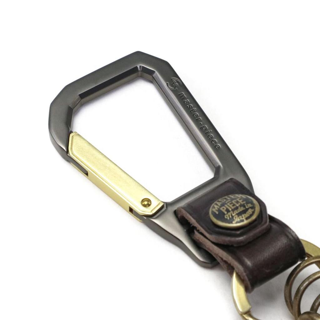 CARABINER Keychain for One Size [MASTERPIECE] Men, Black,