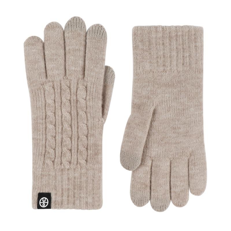 Winter gloves women's warm and comfortable knitted gloves women's outdoor riding gloves men's piled thickened gloves women