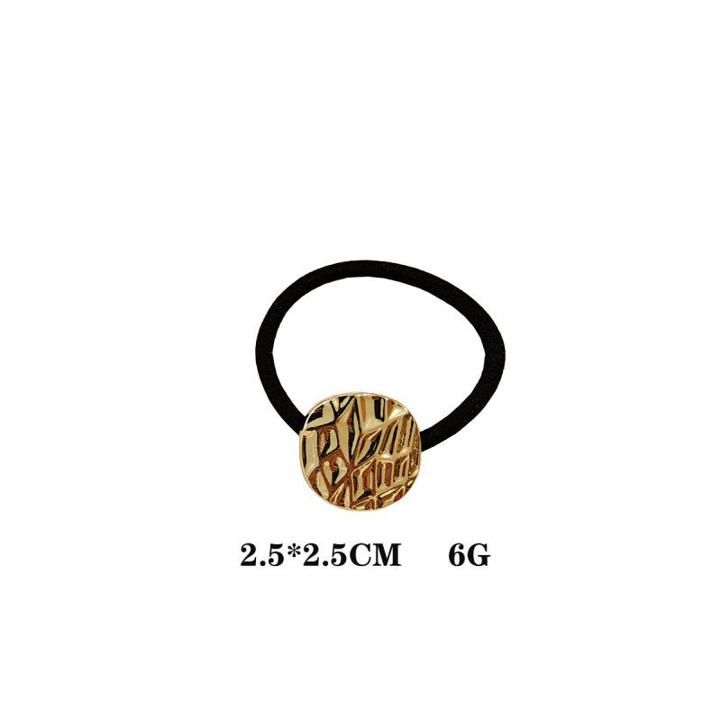Retro Gold Geometric Hair Clips and Ponytail Ties