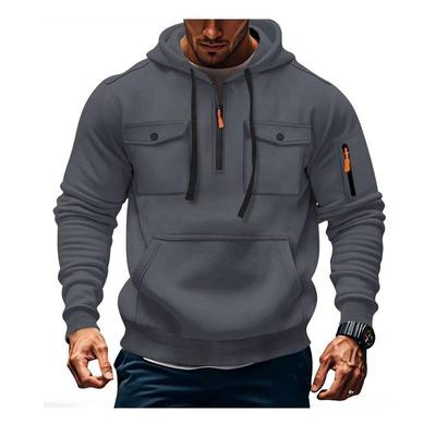 Hoodie Pullover Casual Sports Long Sleeve Sweater Loose Men Clothing