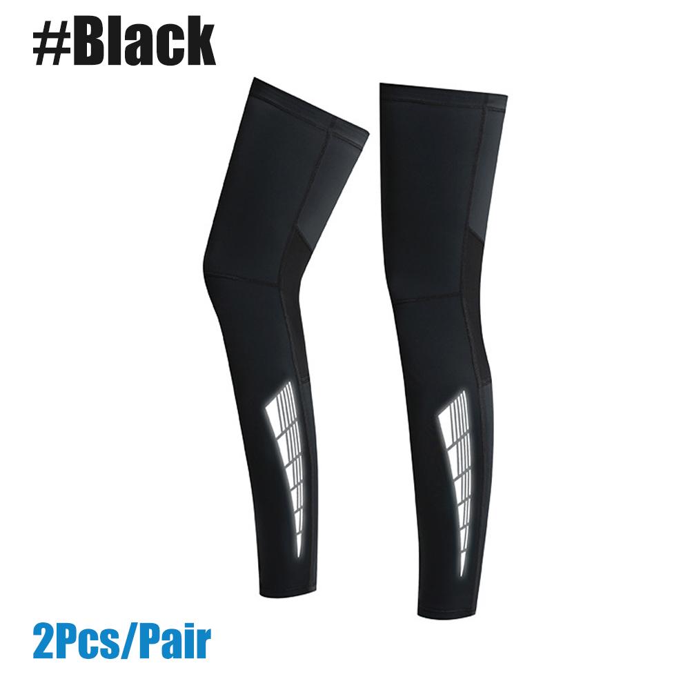 

1Pair Full Leg Sleeves Long Compression Leg Sleeve Knee Sleeves Protect Leg, For Man Women Basketball, Arthritis Cycling Sport L